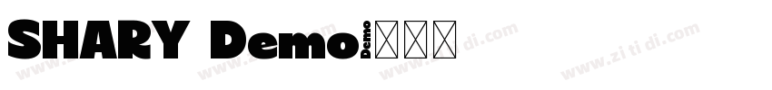 SHARY Demo字体转换